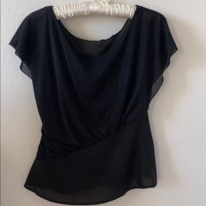 Marciano black dressy top